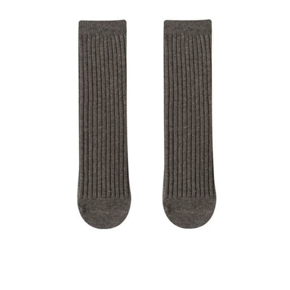 Angala Toddler Knee High Socks, Multi‑Shade Ribbed Long Socks For Children Everyday Use