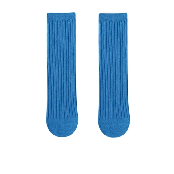 Angala Toddler Knee High Socks, Multi‑Shade Ribbed Long Socks For Children Everyday Use