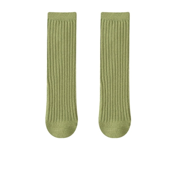 Angala Toddler Knee High Socks, Multi‑Shade Ribbed Long Socks For Children Everyday Use