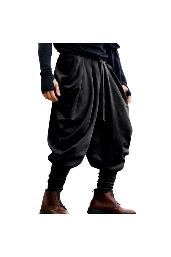 Versatile ’s Casual Drawstring Linen Feels Loose Fit Tapered Comfort Pants For Everyday Wear Stylish Casual Men's Trousers