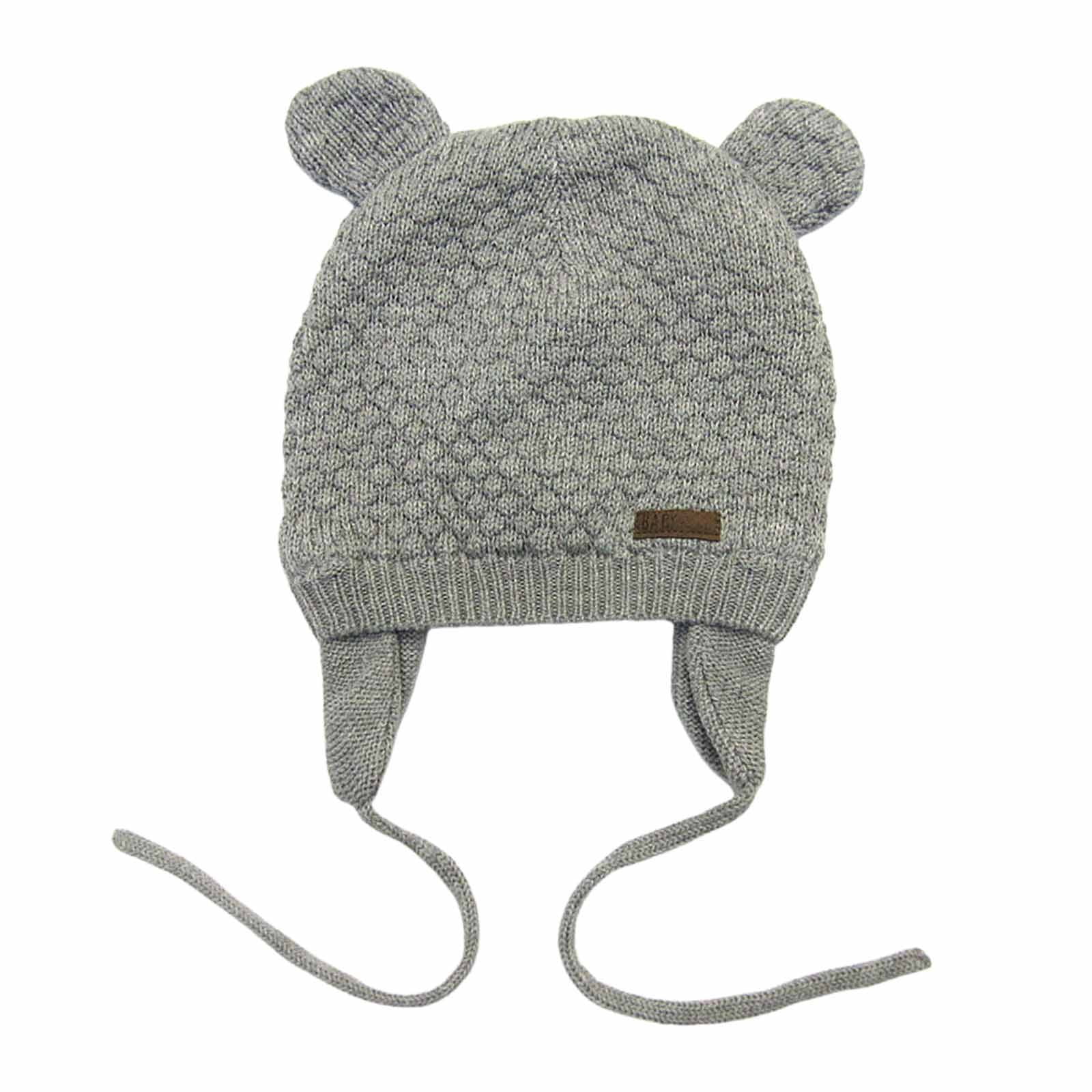 Turkish Style Winter Cap For Baby In Color Half-White Size 6 Months to 2 Years