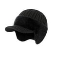 thumbnail image 1 of Angala Winter Thermal Hat With Ear Extreme Cold Weather Lined Cap For And Windproof Thick Knit For Outdoor Sports Soft Stylish Basic Bomber Hats, 1 of 6