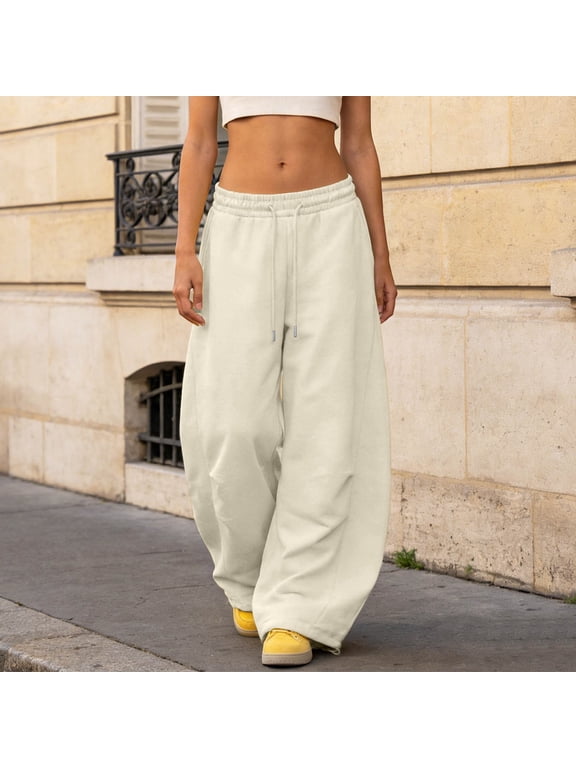 Women Casual Sport Pants, Women Versatile Wear‑Resistant Bottoms for Office and Weekend Everyday Use
