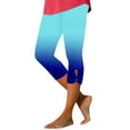 thumbnail image 1 of Angala Women's Gradient Color 7/8 Leggings Stylish Beach & Casual Wear Stylish Beautiful Women's Casual Pants, 1 of 5