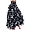thumbnail image 1 of Angala Women's Vintage Floral High Waist Wide Leg Pants Casual Loose Fit Trousers Soft Beautiful Women's Casual Pants, 1 of 4