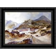 thumbnail image 1 of Angangueo, Mexico 24x19 Black Ornate Wood Framed Canvas Art by Moran, Thomas, 1 of 2