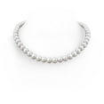 thumbnail image 1 of ANGARA 10-11mm, 20" Classic Freshwater Cultured Pearl Necklace in 14K White Gold for Women | June Birthstone, Birthday, Anniversary, Jewelry Gift for Women | Pearl Necklace, 1 of 7