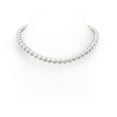 thumbnail image 1 of ANGARA 8-9mm, 18" Freshwater Cultured Pearl Single Strand Necklace in 14K Yellow Gold for Women | June Birthstone, Birthday, Anniversary, Jewelry Gift for Women | Pearl Necklace, 1 of 7