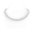 thumbnail image 1 of ANGARA 8-9mm, 20" Freshwater Cultured Pearl Single Strand Necklace in 14K White Gold for Women | June Birthstone, Birthday, Anniversary, Jewelry Gift for Women | Pearl Necklace, 1 of 7