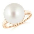thumbnail image 1 of ANGARA Classic South Sea Cultured Pearl Ring in 14K Rose Gold for Women | June Birthstone, Birthday, Anniversary, Jewelry Gift for Women | Pearl Ring, 1 of 7