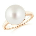 thumbnail image 1 of ANGARA Classic South Sea Cultured Pearl Ring in 14K Rose Gold for Women | June Birthstone, Birthday, Anniversary, Jewelry Gift for Women | Pearl Ring, 1 of 7