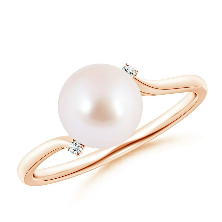 14k Gold Akoya Cultured Pearl Bypass Ring 14k Gold Akoya Cultured Pearl Bypass Ring
