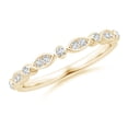 thumbnail image 1 of ANGARA Lab Grown Aeon Diamond Lace Pattern Wedding Ring for Women in 14K Yellow Gold (Size-1.15mm| Color-F-G| Clarity-VS) | Anniversary, Jewelry Gift for Women | Lab-Grown Diamond Ring, 1 of 4