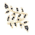 thumbnail image 1 of Angara Natural 0.43 Ct. Blue Sapphire Fashion Ring in 14K Yellow Gold for Women (Ring Size: 3), 1 of 9