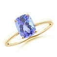 thumbnail image 1 of Angara Natural 1.6 Ct. Tanzanite Fashion Ring in 14K Yellow Gold for Women (Ring Size: 12), 1 of 9