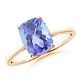 thumbnail image 1 of Angara Natural 2.45 Ct. Tanzanite Fashion Ring in 14K Rose Gold for Women (Ring Size: 10), 1 of 9