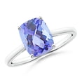thumbnail image 1 of Angara Natural 2.45 Ct. Tanzanite Fashion Ring in Sterling Silver for Women (Ring Size: 11.5), 1 of 9