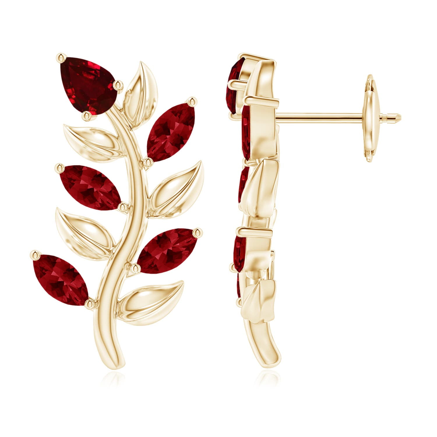 Angara 2024 ruby earrings