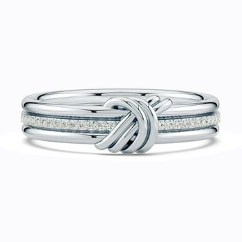 Angara Natural Round Diamond Promise Ring in Silver For Women (Color- I-J, Clarity- I1-I2) | April Birthstone, Proposal, Anniversary, Jewelry Gift for women | Diamond Promise Ring for Her