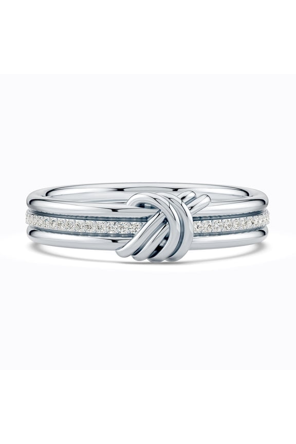 Natural Round Diamond Promise Ring in Silver For Women (Color- I-J, Clarity- I1-I2) | April Birthstone, Proposal, Anniversary, Jewelry Gift for women | Diamond Promise Ring for Her