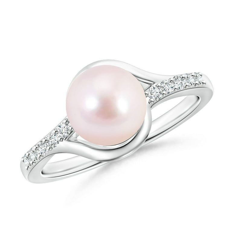 14k Gold Akoya Cultured Pearl Bypass Ring 14k Gold Akoya Cultured Pearl Bypass Ring