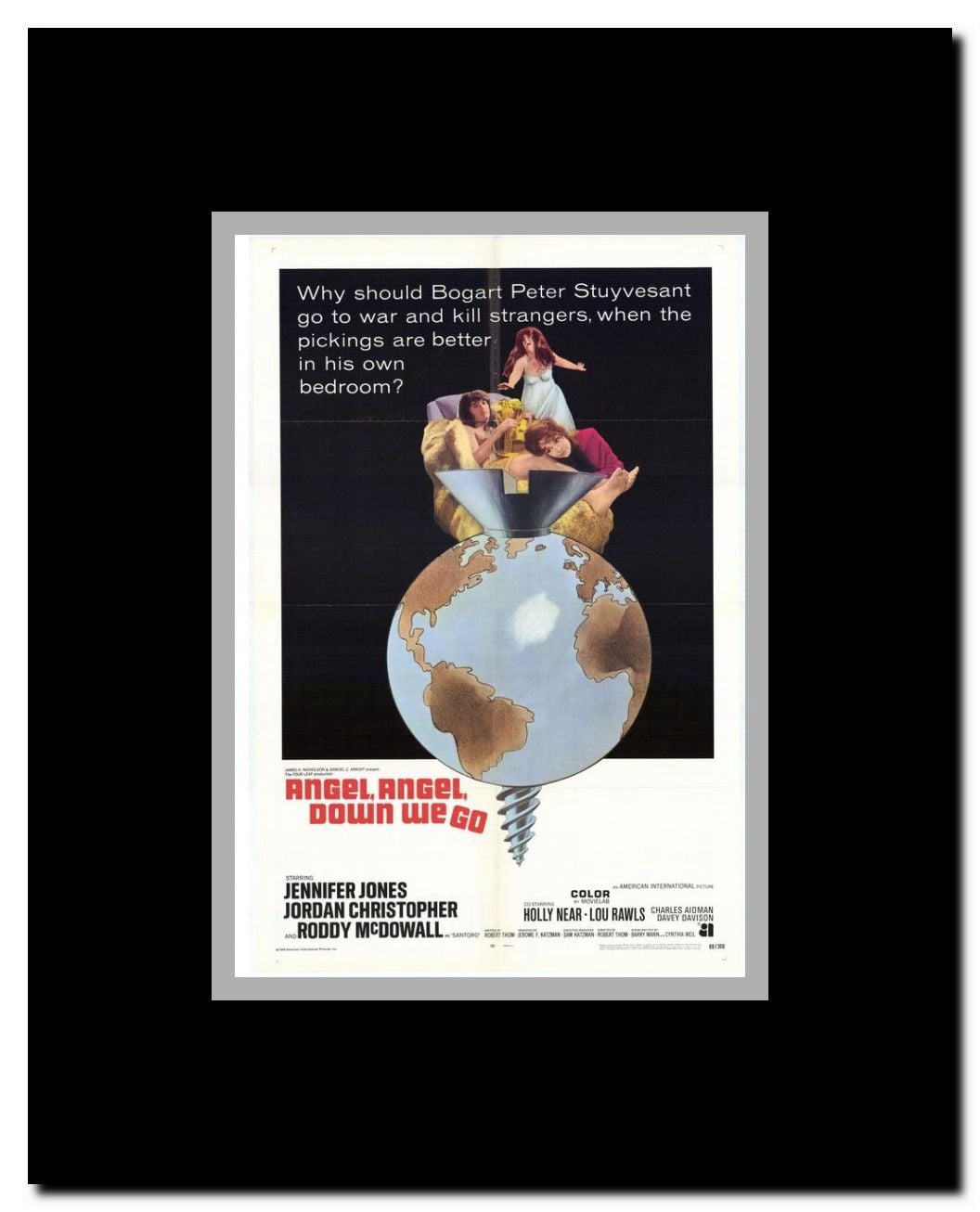 Angel Angel Down We Go Framed Movie Poster