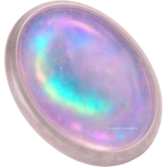 Angel Aura Quartz Worry Stone Crystals and Healing Stones