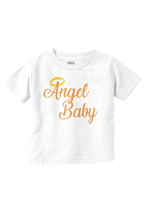 Angel Baby Cute Religious Beautiful Toddler Boy Girl T Shirt Infant Toddler Brisco Brands 4T