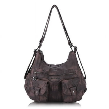 Angel Barcelo Multi pocket shoulder bag with adjustable shoulder straps Women's crossbody bag