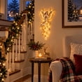 thumbnail image 1 of Angel Blessing Wall Light, 11.81 in Glowing Prayer Angel Decoration, 3D Molded Figure with Flowing LED Light for Living Room, Entryway, Fireplace Seasonal Decor, 1 of 6