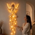 thumbnail image 1 of Angel Blessing Wall Light with Cascading Stars LED Holiday Decor, Starglow Cascading Glowing Star Wall Decor, Heavenly Warm Night Light, Indoor Home Ornament & Thoughtful Holiday Gift, 1 of 6