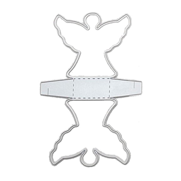 Angel Box Metal Cutting Dies Stencil Scrapbook Album Paper Card Template