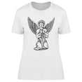 thumbnail image 1 of Angel Boy Sculpture T-Shirt Women -Image by Shutterstock, Female 3X-Large, 1 of 2