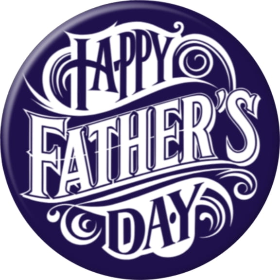 Angel Buttons 2.25 inch mirror-back button Father's Day