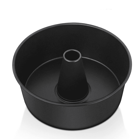 Angel Cake Pan, 10-Inch Non-stick Tube Pan for Baking Poun Chiffon Cake, One-piece Design, Easy Release & Clean
