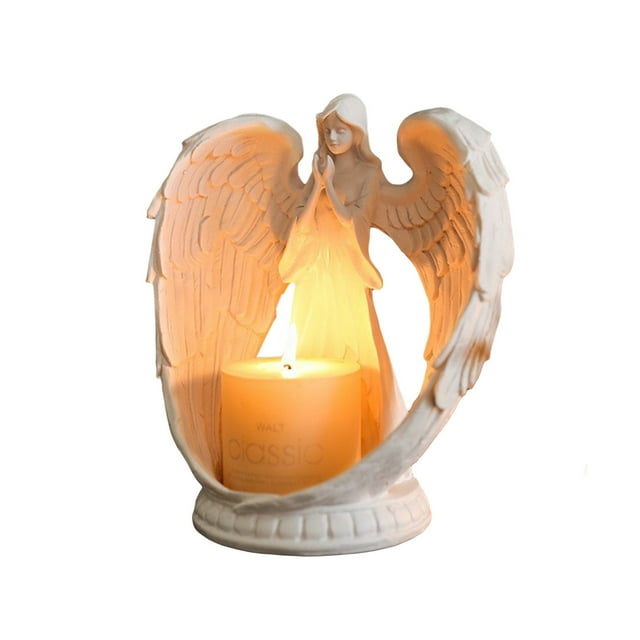 Angel Candle Holder Modern Resin Tea Light Holder Ornaments for Home