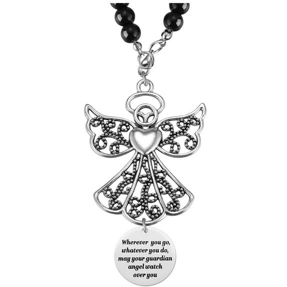 Angel Car Charm, Wherever You Angel Watch Over You, Rear View Mirror Car Charm, Car Mirror Hanger