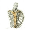 thumbnail image 1 of Angel Carry Me Home Silver Gold Plated anti-tarnish Angel Carrying Jesus Necklace Jewelry-307-AJ, 1 of 7