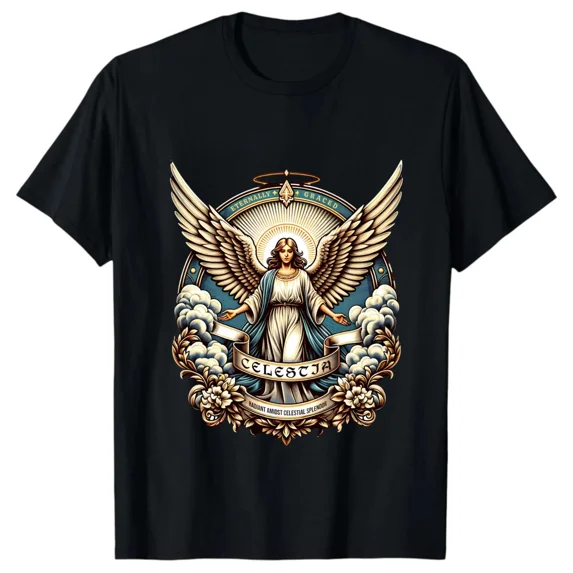 Angel Celestia Radiant Light Divine Grace Unisex T-shirt
