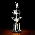 thumbnail image 1 of Angel Chimes The Original & Traditional Decorative Swedish Candle for Christmas - Metal Chime Carousel, Authentic, Scandinavian, Decoration & Ornament for Home and Kitchen, Silver, 1 of 3