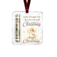 thumbnail image 1 of Angel Christmas Money Ornament – Acrylic Cash Holder with Velvet Ribbon, Santa Angel Design, Tree Hanging Keepsake for Kids Family, 1 of 9