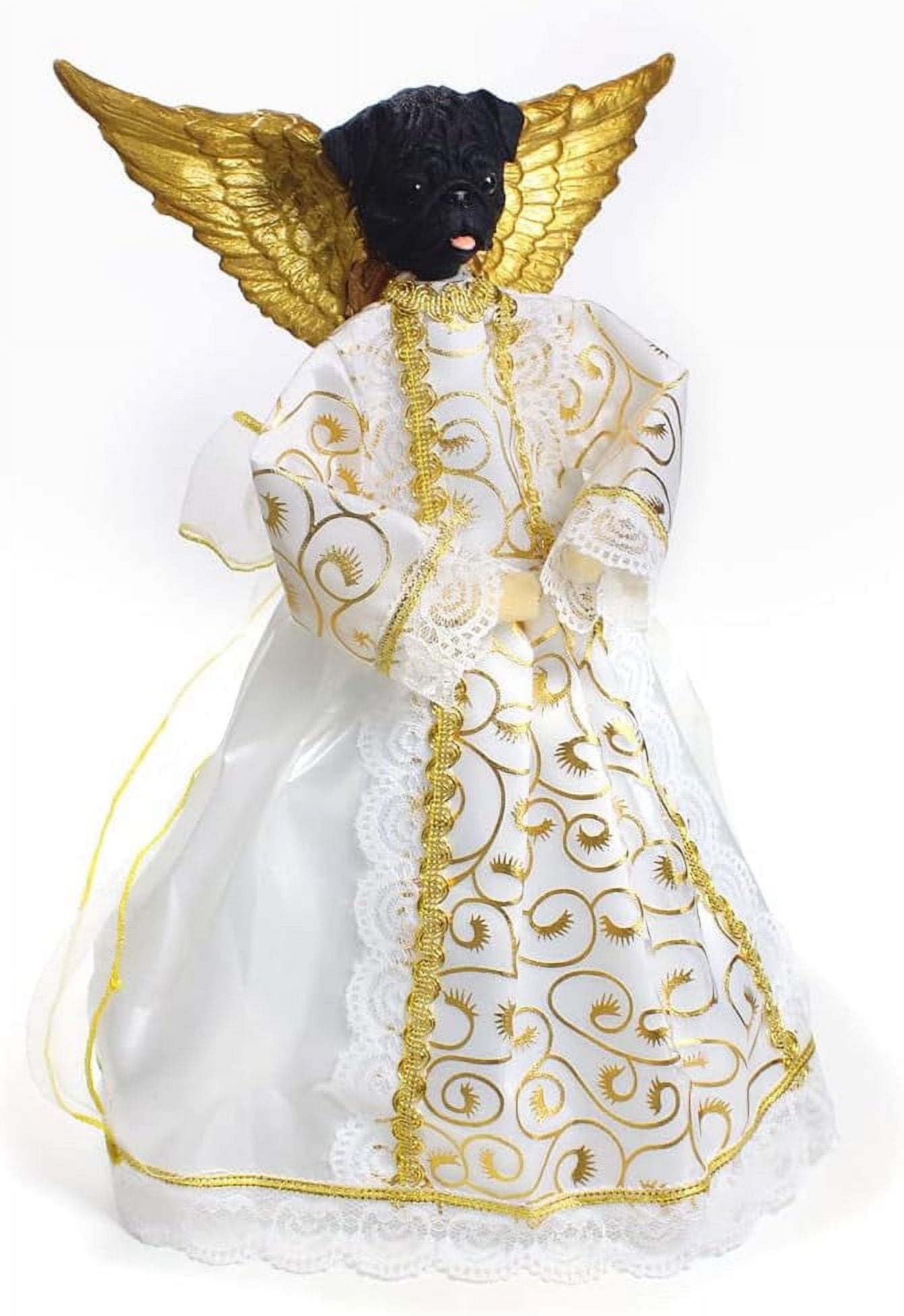 Angel Christmas Tree Topper (Black) Black Angel Christmas Tree Toppers
