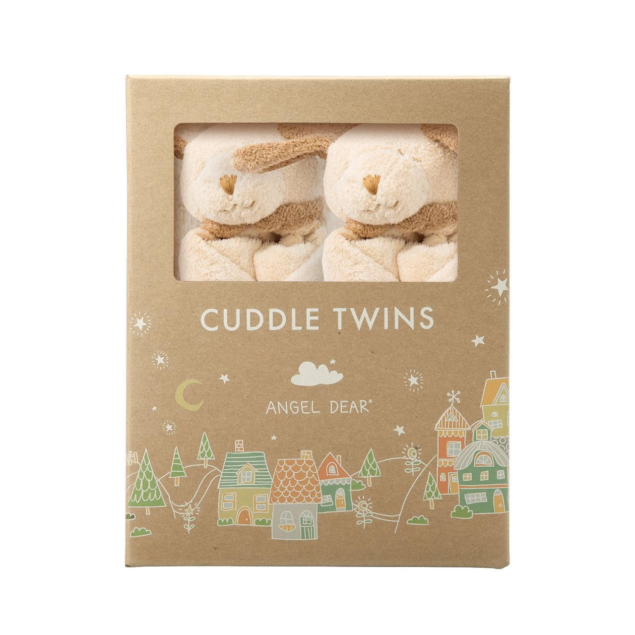 Angel Dear Husky - Set Cuddle Twins Copertina Di Sicurezza Per Neonati, Bianco, Lavabile - 5