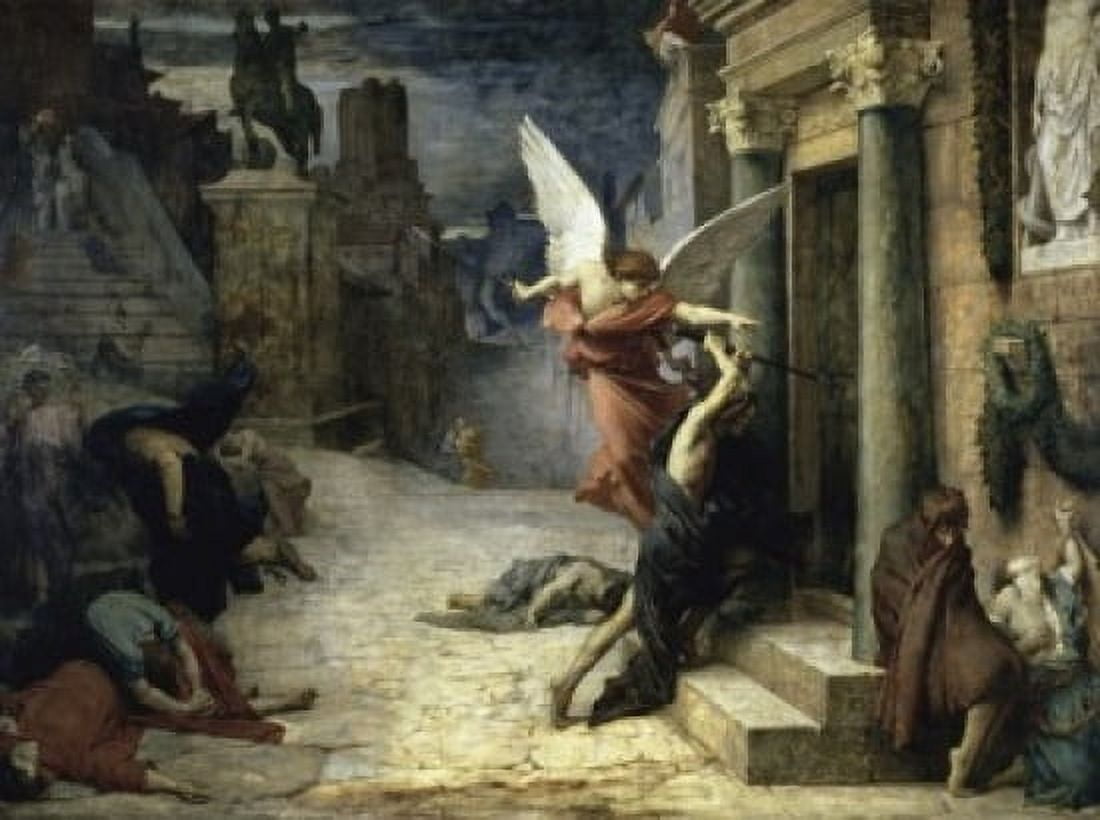 The Angel of Death Peste a Roma 1869 Jules Elie Delaunay (1828-1891French) Oil on panel The Minneapolis Institute of Arts Canvas Art - Jules Elie Delaunay (24 x 36)