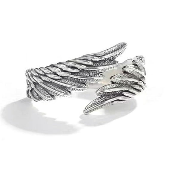 Angel Demon Wing Couples Rings for Women Hip Hop Rings Open Ring Thumb Jewelry