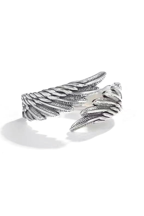 Angel Demon Wing Couples Rings for Women Hip Hop Rings Open Ring Thumb Jewelry