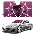 thumbnail image 1 of Angel Dust Hazbin Hotel Car Windshield Sunshade Umbrella Foldable Reflective Sun Visor Front Window Cover Protector Accessories, 1 of 8