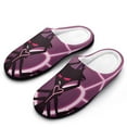 thumbnail image 1 of Angel Dust Hazbin Hotel Men's Fuzzy Slippers House Open Back Slippers Closed Toe Slippers Winter Cotton Lightweight Anti-slip Rubber Sole Slippers, 1 of 9