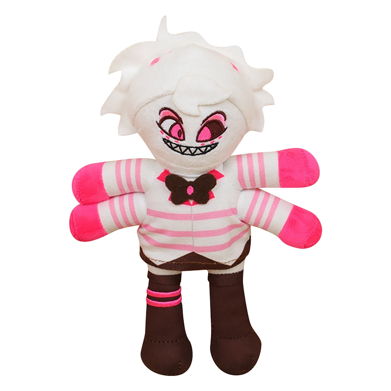 Angel Dust Plush,HazbinHotel Angel Dust Figure Stuffed Animal,9.75