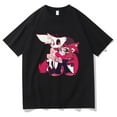 thumbnail image 1 of Angel Dust and Fat Nugget T Shirt New Fashion Men Aesthetic Funny Kawaii T-Shirts Unisex Cartoon High Quality Tees Shirts, 1 of 2